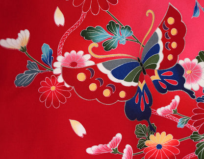 お宮参り 着物 女児祝着 正絹 のしめ 初着 産着 新品j51017