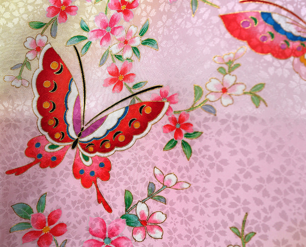 お宮参り 着物 女児祝着 正絹 のしめ 初着 産着 新品j51020