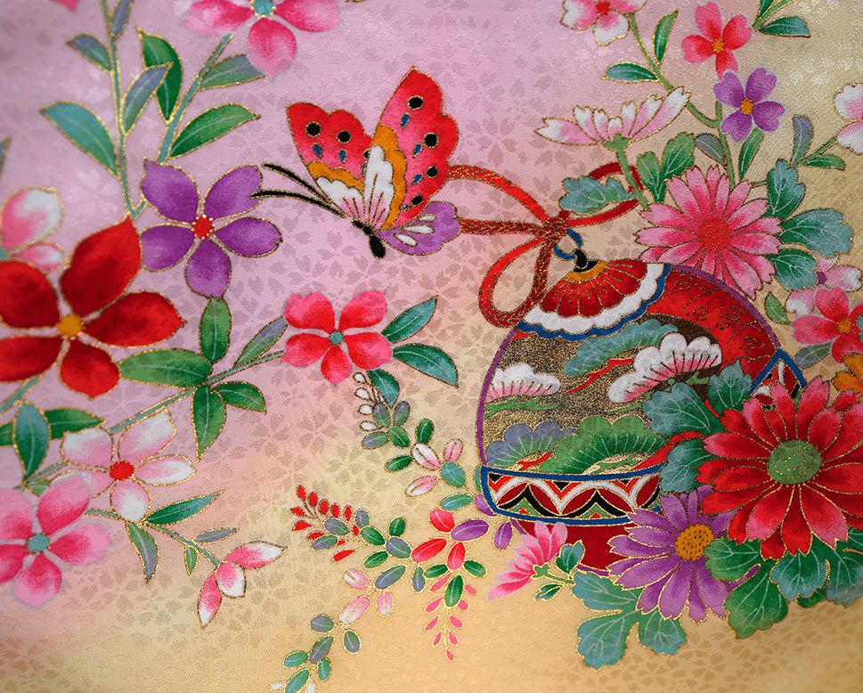 お宮参り 着物 女児祝着 正絹 のしめ 初着 産着 新品j51020