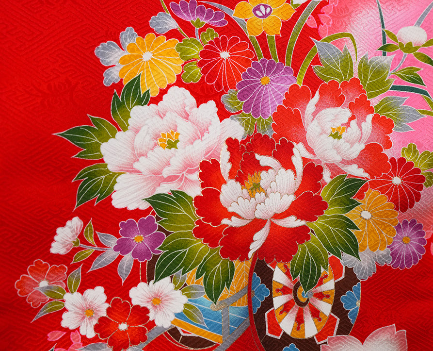 お宮参り 女の子 着物 祝着 正絹 のしめ 初着 産着 新品j51021