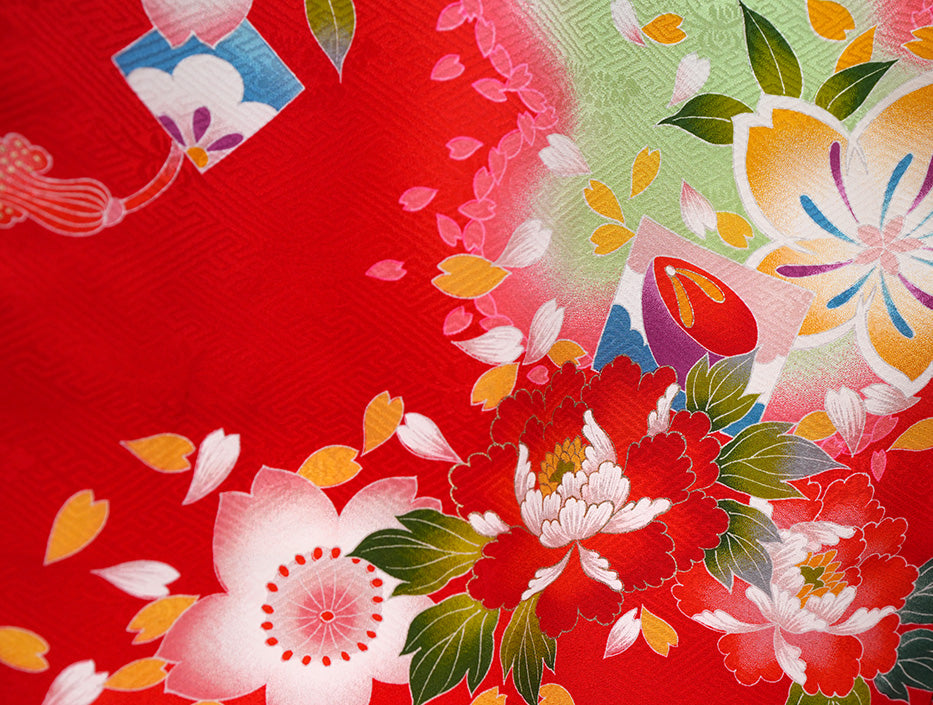 お宮参り 女の子 着物 祝着 正絹 のしめ 初着 産着 新品j51021