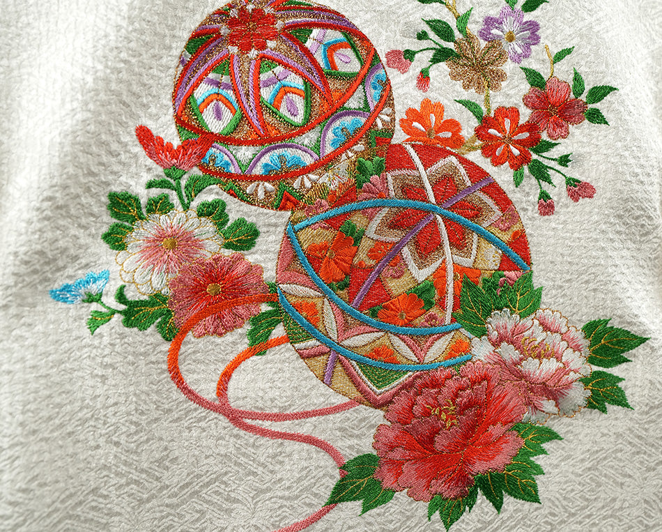 お宮参り着物 女児祝着 正絹 のしめ 初着 産着 絞り 新品j912