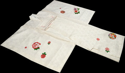 お宮参り着物 女児祝着 正絹 のしめ 初着 産着 絞り 新品j912